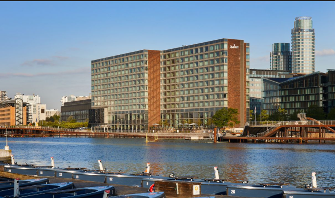 Marriott Copenhague, hôtel accessible bord de canal